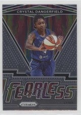 2021 Panini Prizm WNBA Fearless Crystal Dangerfield #16 Rookie RC 5b4