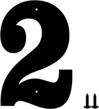 3" 4" 5" 6" 8"10" 12" House Numbers and Metal Letters for Outdoor Signs Coated