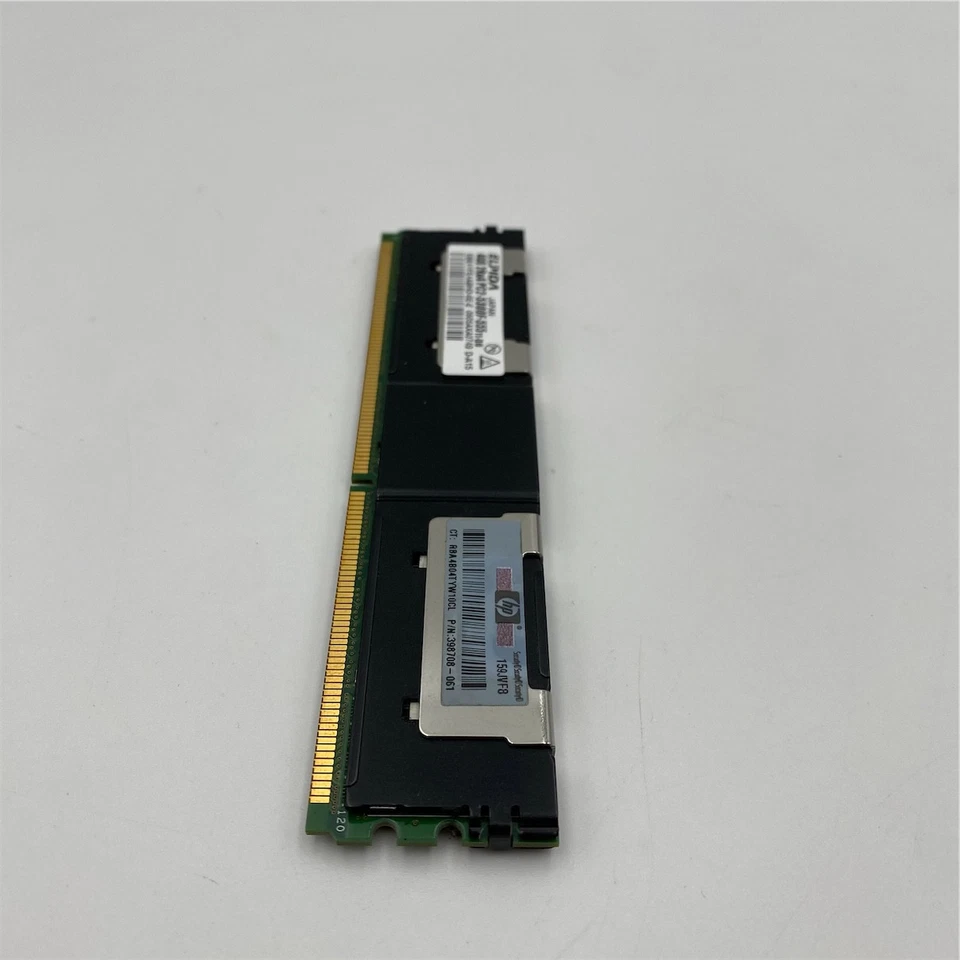 HP 4GB (1x4GB) 2RX4 PC2-5300F DDR2-667MHZ FB DIMM 398708-061 - Image 2 of 4