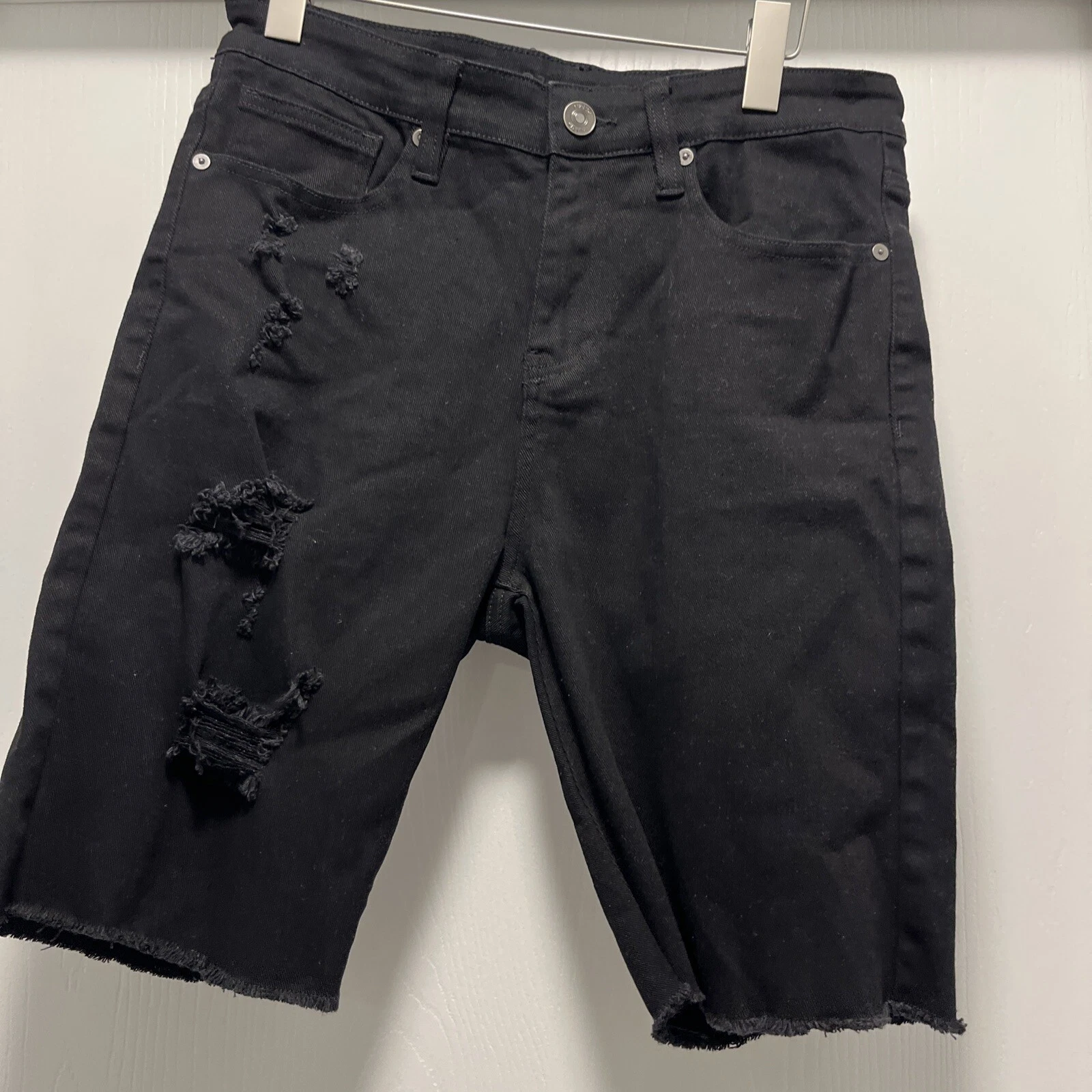 RUE 21 NEUF AVEC ÉTIQUETTES Premium Supreme Flex noir jean détressé taille 32 NEUF