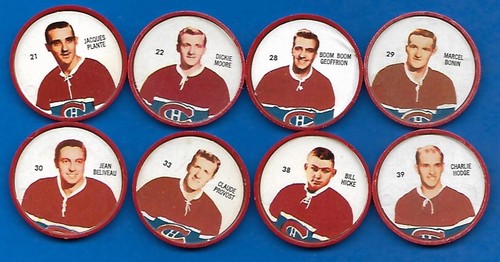 1960-61 SHIRRIFF SALADA NHL HOCKEY COIN 60-61 COINS 1-120 SEE LIST - Picture 42 of 241