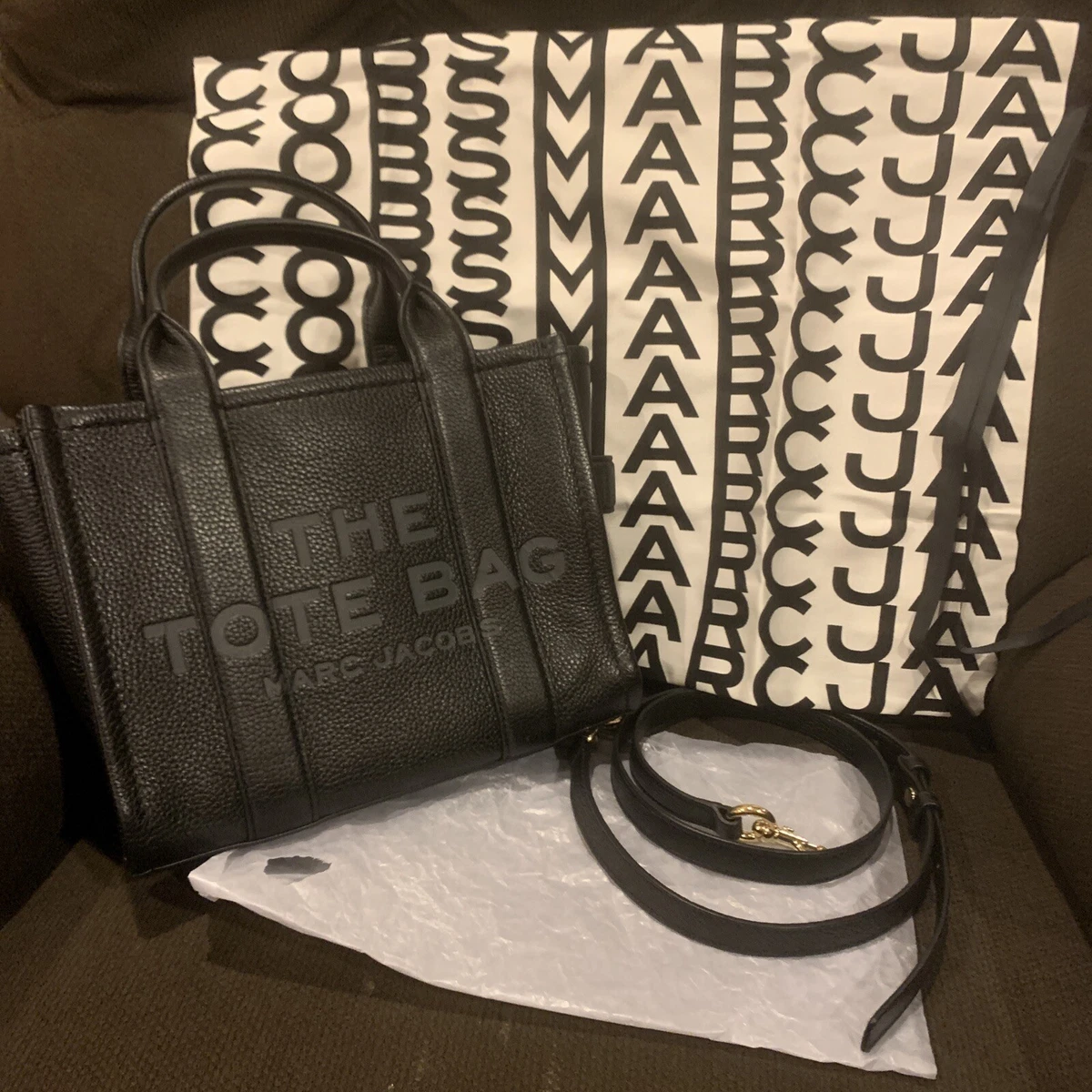 Marc Jacobs Black The Mini Tote Bag