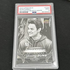 2023 Upper Deck Sean Farrell C222 Canvas Young Guns Rookie PSA 9