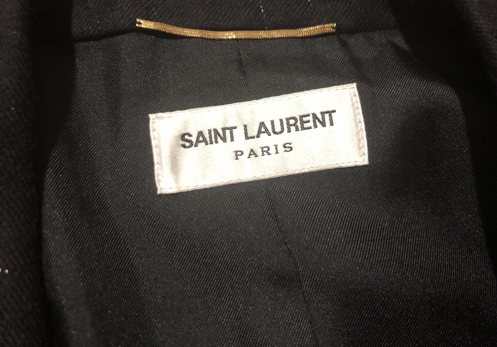 Giacca blazer nera 2900$ Saint laurent US 12 FR 44