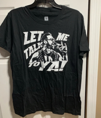 NEW WWE AUTHENTIC LA Knight Men's T-Shirt WWE Black Let Me Talk To Ya! MENS SZ M