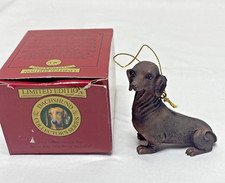 American Canine Assoc Dachshund Limited Edition Christmas Dog Ornament 2 1/2"