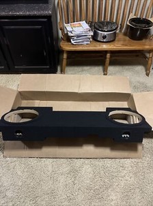 subwoofer box dual 12 Inch for 2500 Crew Cab 99 to 07 Silverado