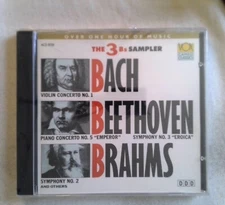 The 3 Bs Sampler, Bach Beethoven Brahms [New CD]