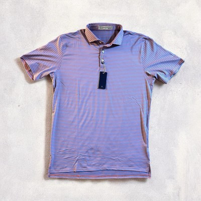 Holderness & Bourne Polo Shirt The Perkins Men's Size: Medium Striped NWT NEW
