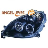 LHD Projektor Scheinwerfer Paar Angel Eyes Klar Schwarz FüR Citroen Xsara Break