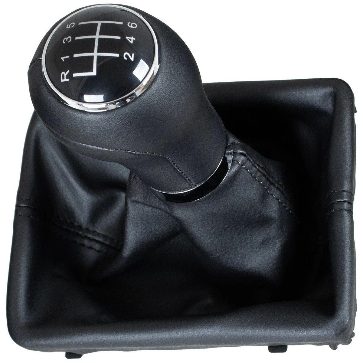 Pommeau De Levier De Vitesse ICT Pour Audi A6 C6 – Cuir, Illuminé, Fabriqué En Allemagne