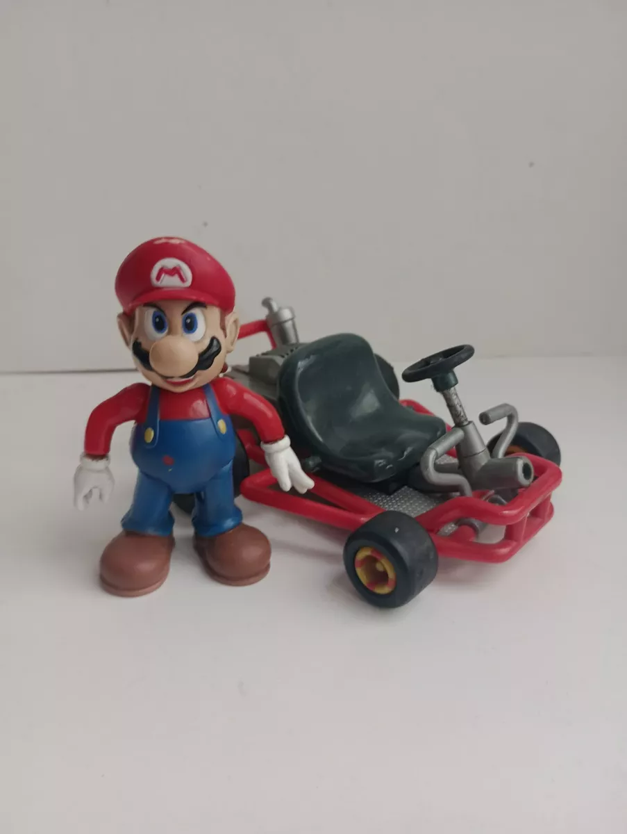 Nintendo Mario Kart 64 MARIO Figure Pull Back Go Kart Toy Biz Vintage 1999