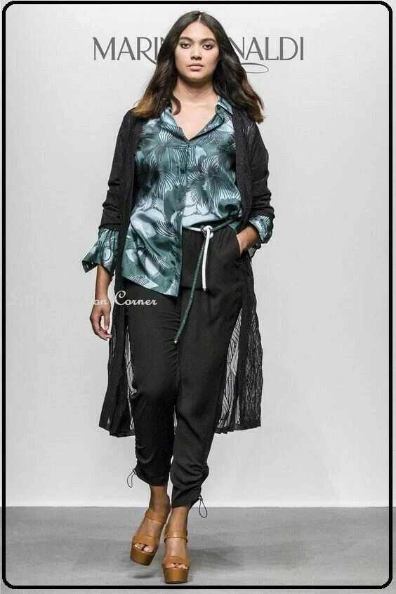 🌟MARINA RINALDI by Max Mara  Camicia in SETA   PLUS 25--IT54_DE46_UK20_USA W16 - Immagine 4 di 4