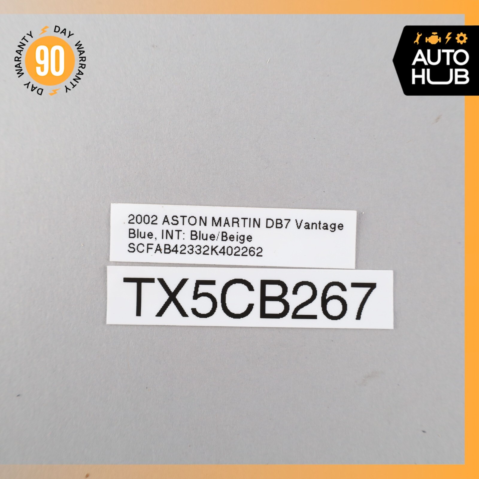 97-04 Aston Martin DB7 Vantage / Jaguar XK8 Vapor Emission Purge Valve Set OEM