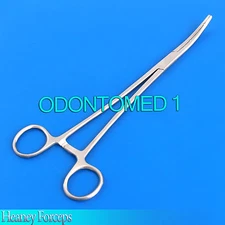  HEANEY Forceps 8.25"(21 cm) Single Tooth, Curved Surgical Instruments