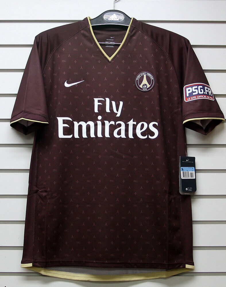 Psg Jersey 2007 2008 Away Shirt Player Issue Nike Maillot Paris Saint  Germain