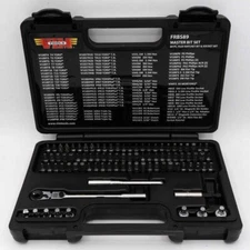 VIM TOOLS FRBS89 89 Pc. Flex Ratchet Bit & Socket Set - 1/4'' Hex Dr. NEW
