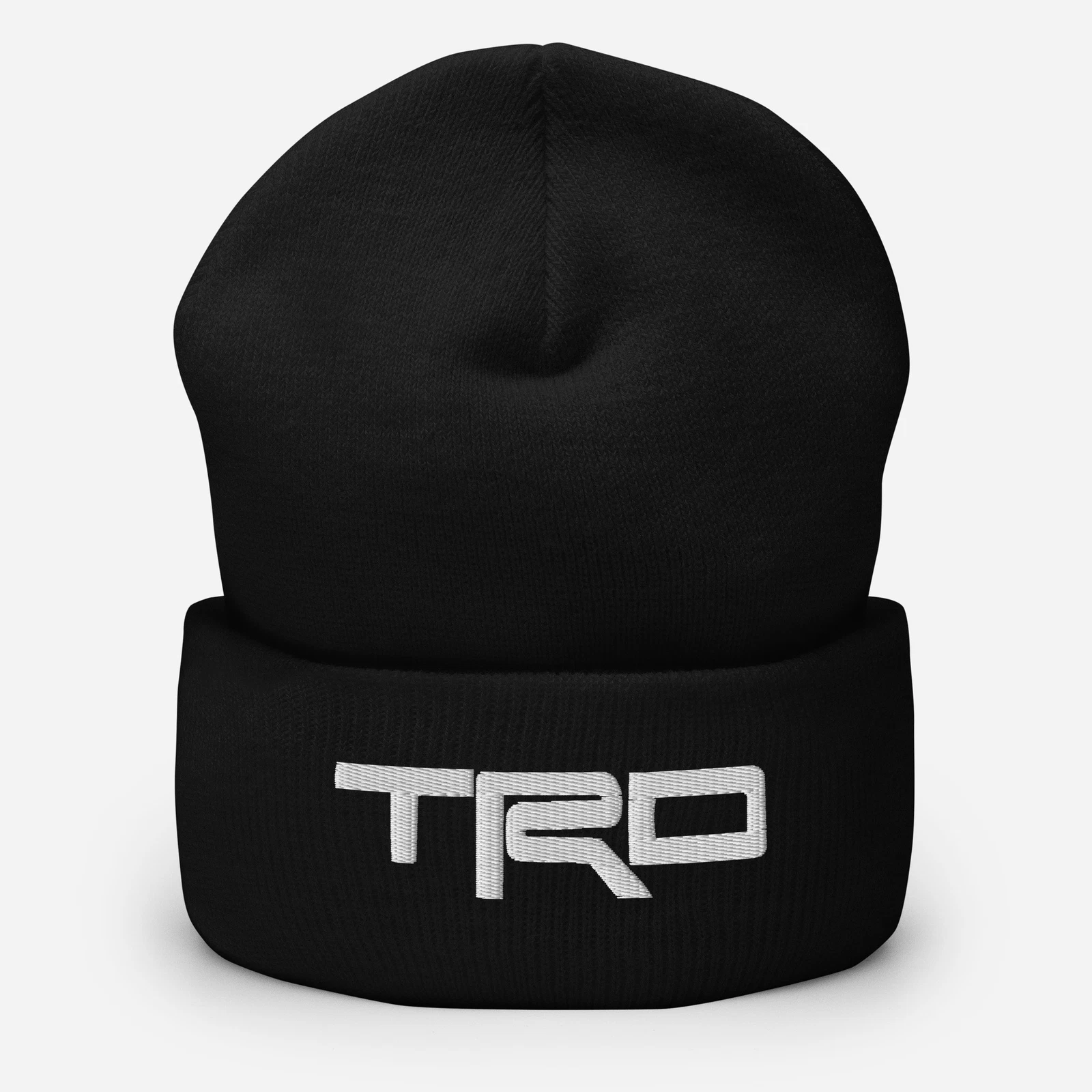 TRD Beanie, Toyota TRD Knitted Hat, TRD Embroidered Cuffed Beanie