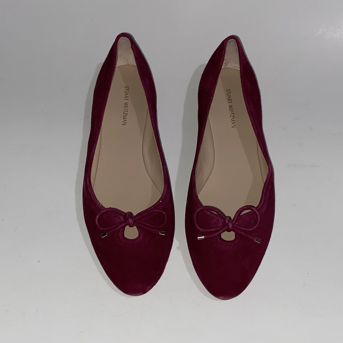 Suede ballet slippers sales