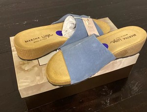 marina luna comfort wedge sandals