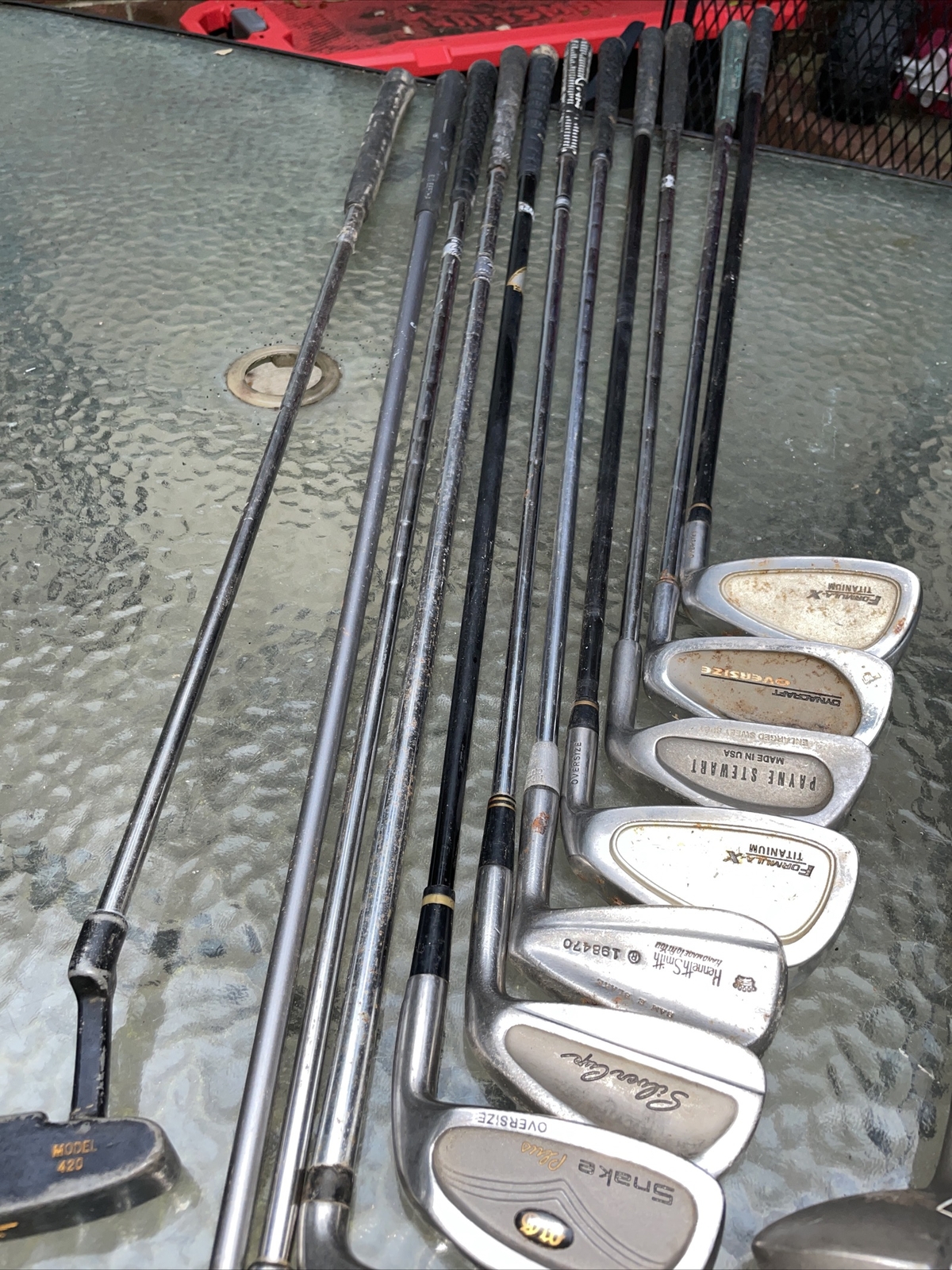 Men's Golf Club Set Complete Used Right Handed Golf Club Set NO BAG eBay