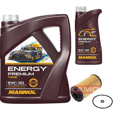 KAMOKA Ölfilter MANNOL Energy Premium 5W-30 6L für Hyundai i30 1.6 CRDi 1.1 KIA