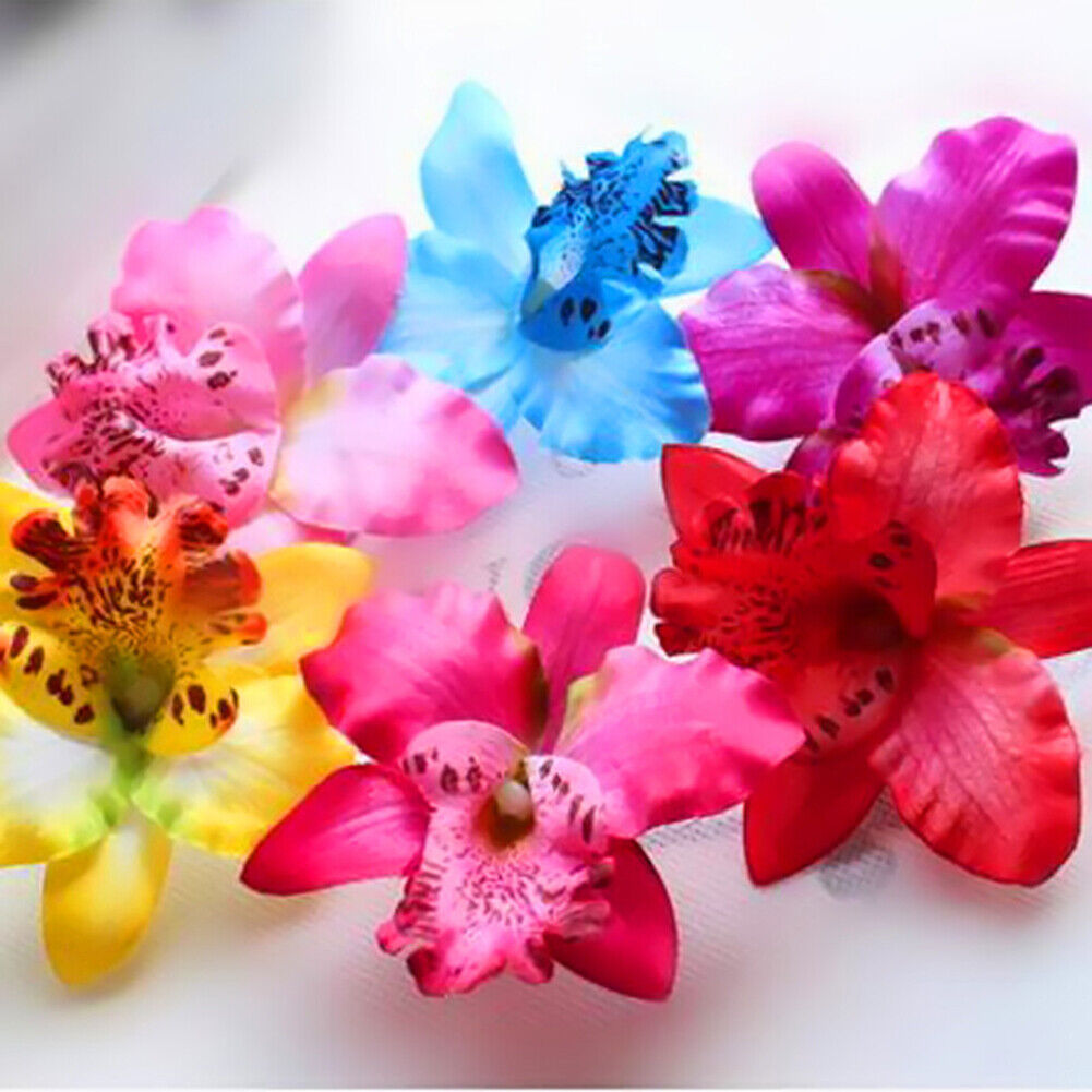 1PC Chic Hairpins Thailand Orchid Flower Hair Clip Barrette DIY Hair  Accessories | eBay