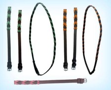 Fancy Teal/ Orange/Pink lacing Neck strap- Safety Show Style! FULL -60" PONY-50"