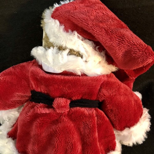 Ganz Bear in Santa Suit & Hat 14" Long - Very Soft! Tag Attached NEW @ #45 - Picture 6 of 8