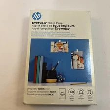 HP Everyday Glossy Photo Paper | 100 Sheets | 4 x 6 in | CR759A NEW