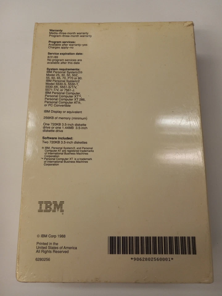 IBM Disk Operating System DOS  Version 4.00 3.5" Diskettes - BRAND NEW SEALED - Image 3 of 3