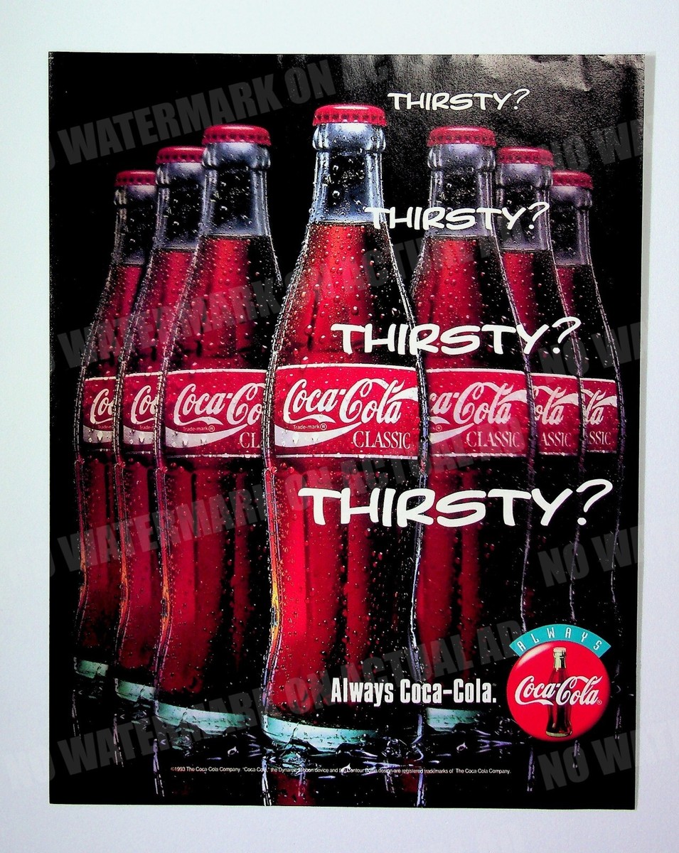 Coca-Cola Classic Soda 1993 Trade Print Magazine Ad Poster ADVERT
