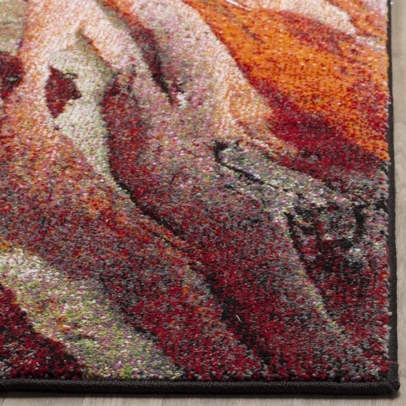 2'7" X 5' Indoor Area Rug Rectangle Bedroom Dining Room Abstract Polypropylene - Image 4 of 4