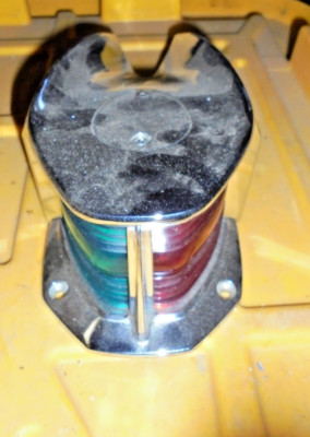 NEW VINTAGE WICHARD 9000-2 BOW LIGHT  CHRIS CRAFT    RARE FIND 9.5''L X 4W X 3.25