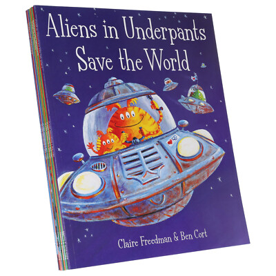 Aliens Love Underpants 6 Book Set Collection - Age 5-7 - Paperback