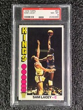 1976 Topps Basketball #67 Sam Lacey PSA 8
