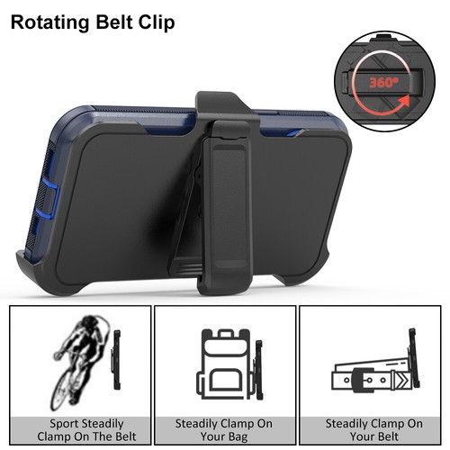 For iPhone 13 Pro/13 Pro Max/13 Mini Case Heavy Duty+Belt Clip Fits Otterbox - Picture 23 of 32