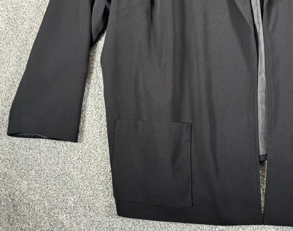 Blazer Versalles Mujer 30W Plus Oficina Minimalista Frente Abierto Vintage Años 90 Retro Foto 4 de 4