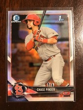 2018 Bowman Chrome Chase Pinder Refractor /499 Cardinals