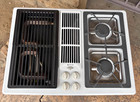 Jenn Air JGD8130ADW 30” White Gas Downdraft Cooktop Grill Natural Gas JennAir