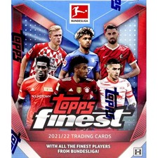 2021-22 Topps Finest Bundesliga Soccer Hobby Mini Box (6 Packs)