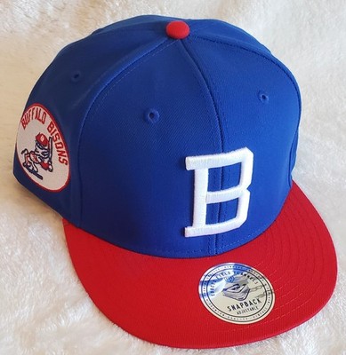 Buffalo Bisons MiLB Ebbets Field Flannels Vintage Snapback Blue / Red