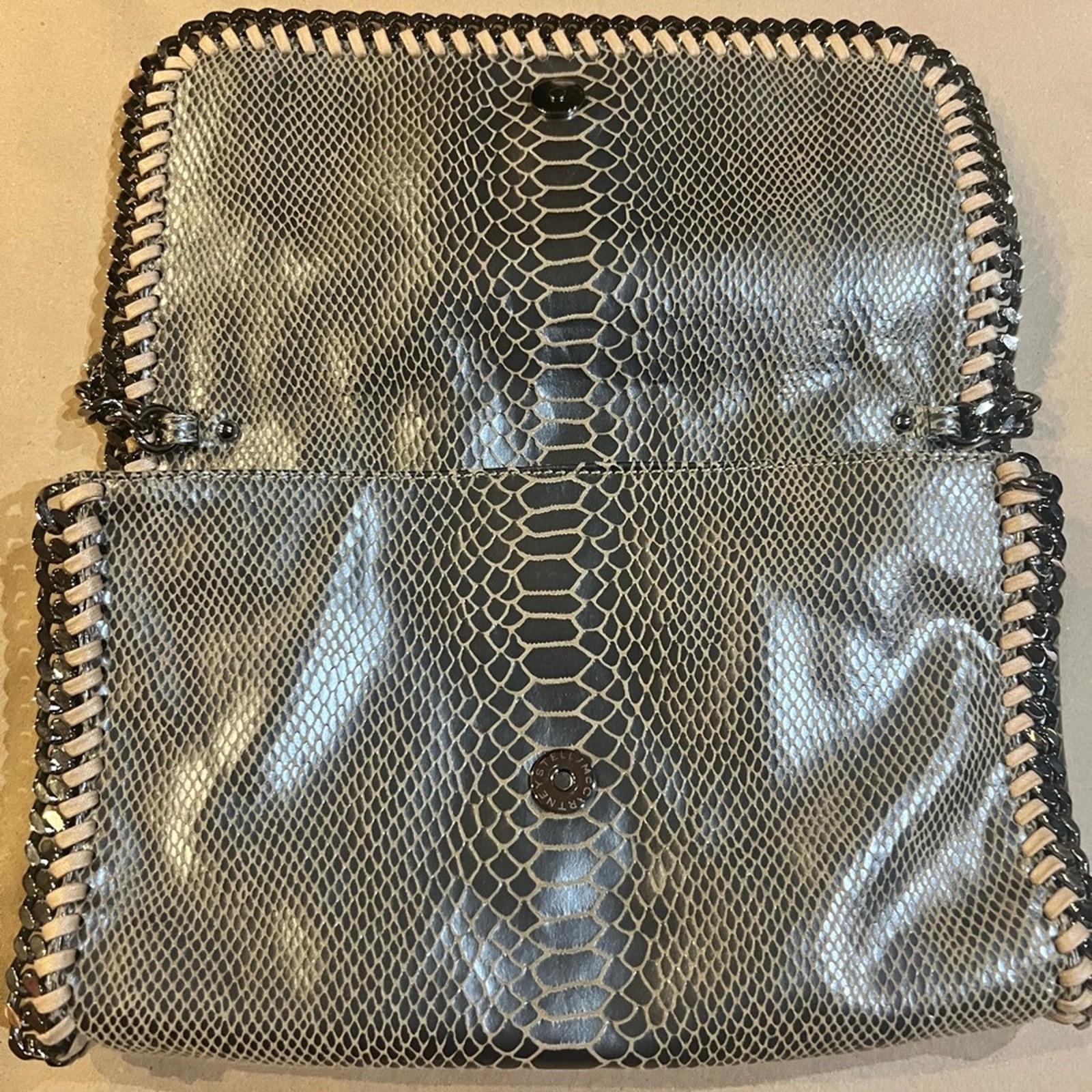 Stella McCartney Eco Python Embossed Falabella Fo… - image 6