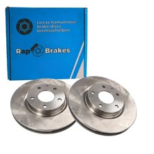 2x RAP BRAKES BREMSSCHEIBEN 297mm BELÜFTET VORNE passend für MAZDA 6 CX-5 | R-D0