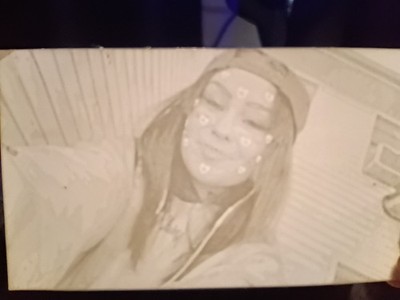 Custom personalized 8x10/12x14 lithophane photograph.w