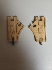 Thomas Wooden Railway Lot of 2 Female split switch tracks Excellent condition