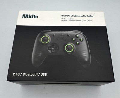 8BitDo Ultimate 2C Wireless Controller for 2C, Transparent Black 