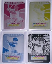 2025 Leaf Vivid Baseball Edgar Martinez Technicolor Printing Plate 1/1 Set