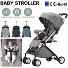 Baby Pram Stroller Reversible Handle Stroller Portable Foldable Travel Pushchair