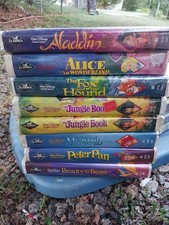 walt disney black diamond vhs tapes lot